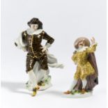 Dottore Boloardo und Harlekin aus der Commedia dell'Arte