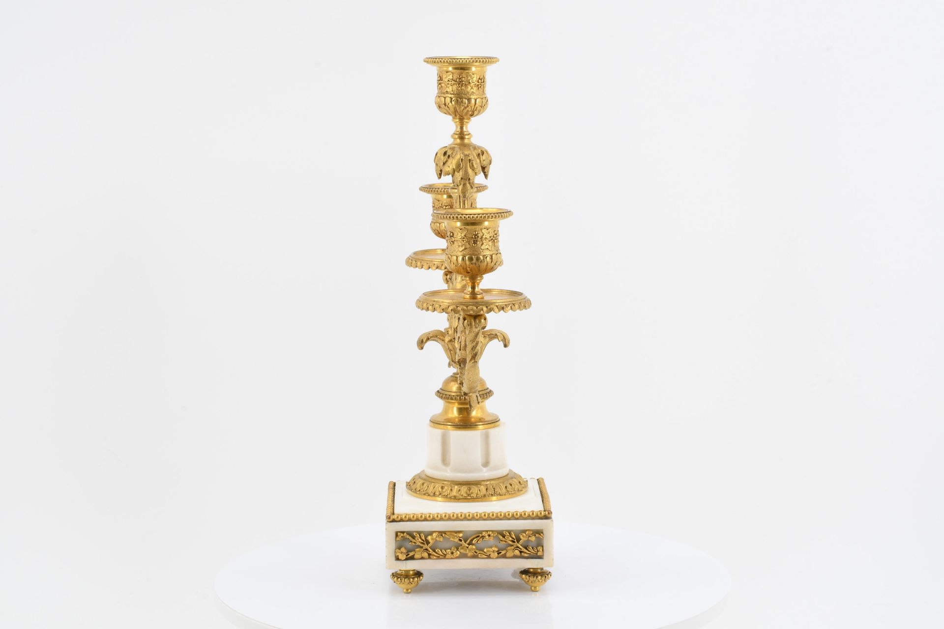 Pair of Napoleon III candle sticks - Image 8 of 11