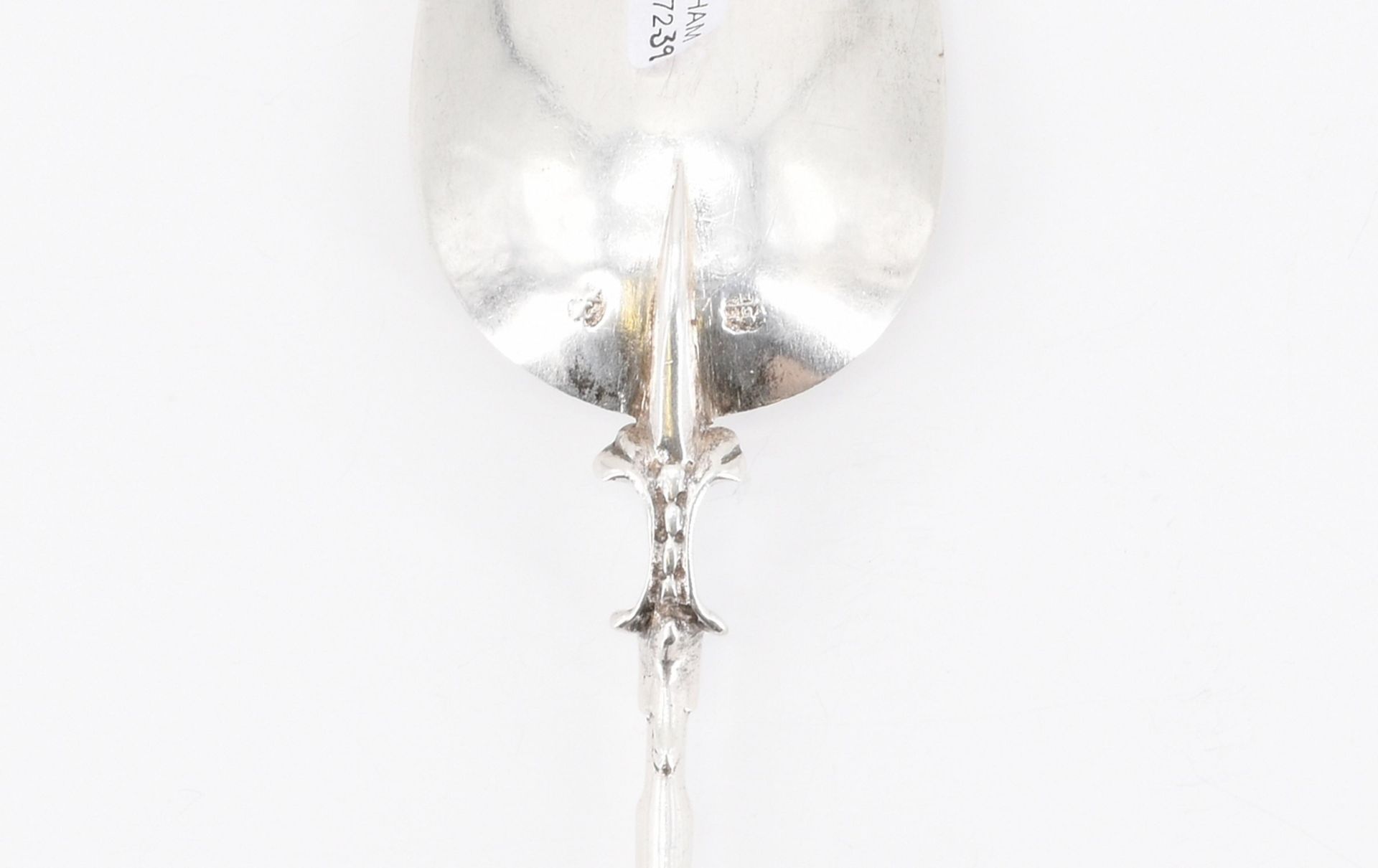 Spoon engraved with tulips - Image 4 of 4
