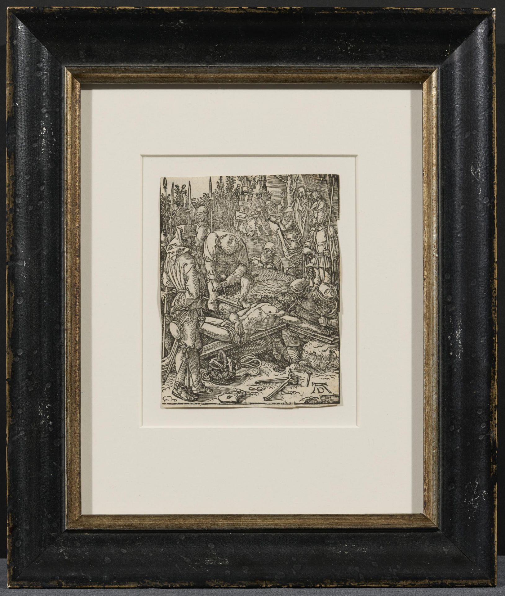 Albrecht Dürer. Christ being Nailed to the Cross - Image 2 of 3