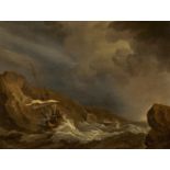 Willem van de Velde d.J.: Schiffbruch in stürmischer See