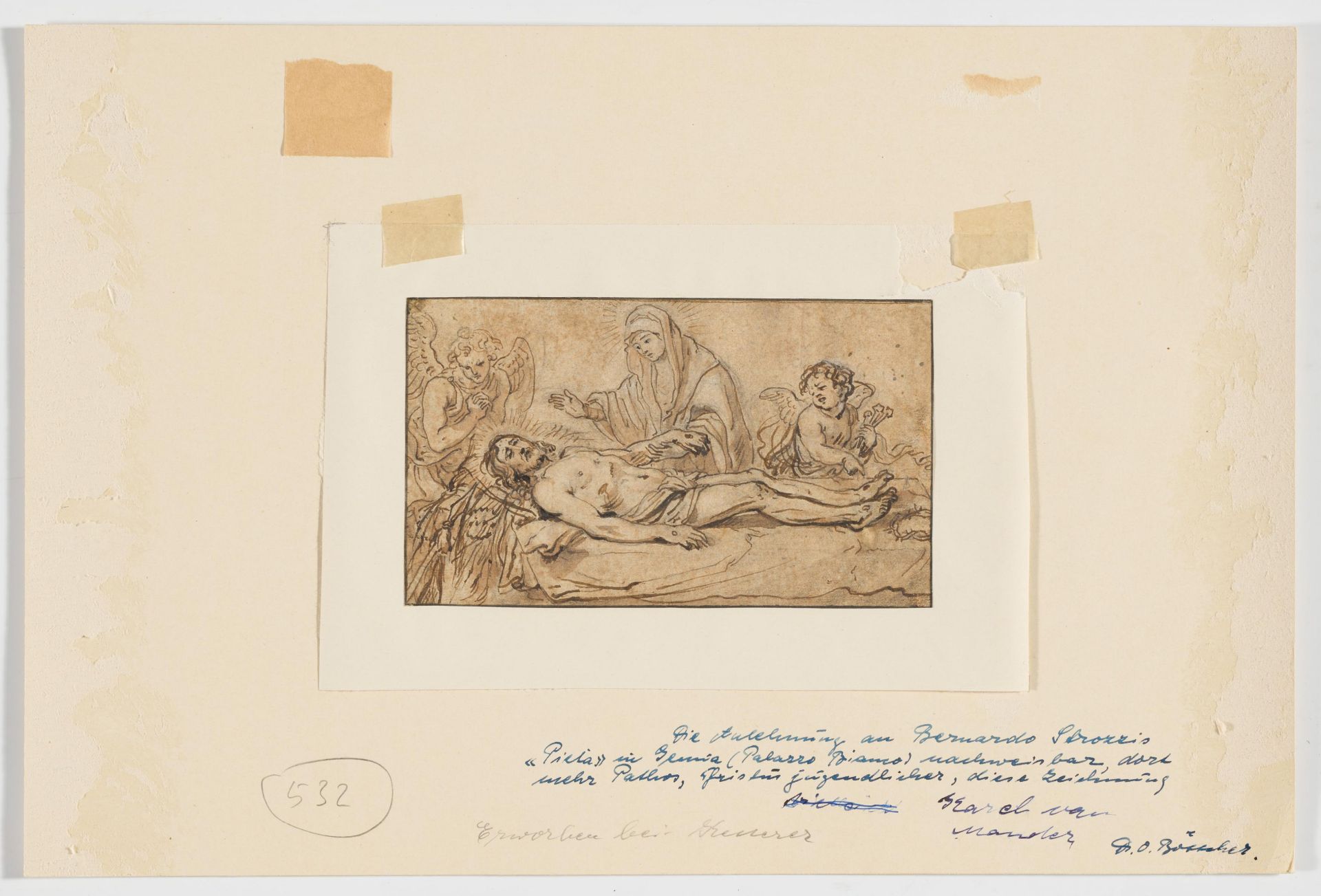 Flemish School. The Lamentation of Christ - Image 3 of 3