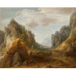 David d.J. Teniers: Wanderer in gebirgiger Landschaft