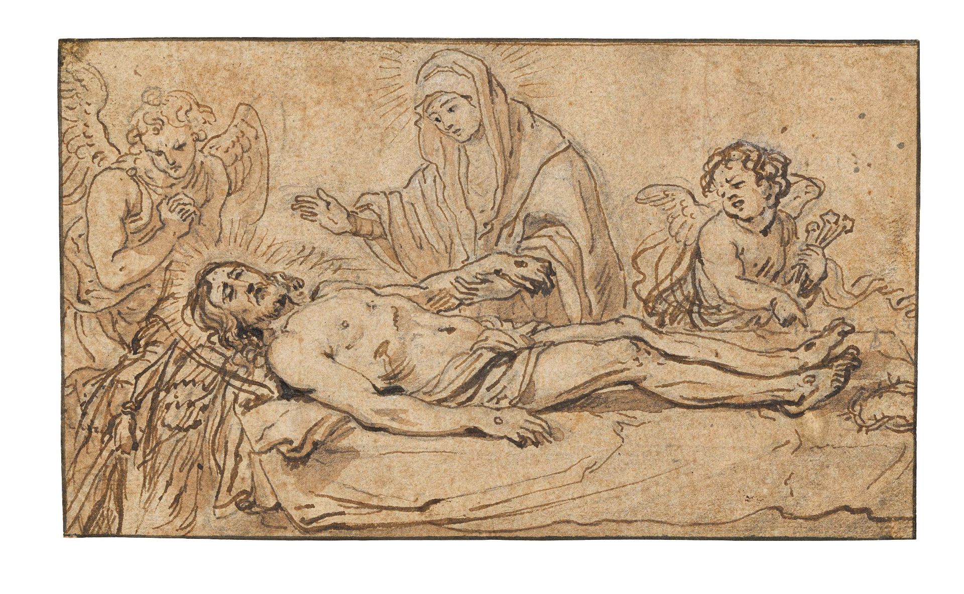 Flemish School. The Lamentation of Christ