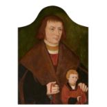 Bartholomaeus Bruyn: Porträt eines vornehmen Bürgers mit seinem Sohn