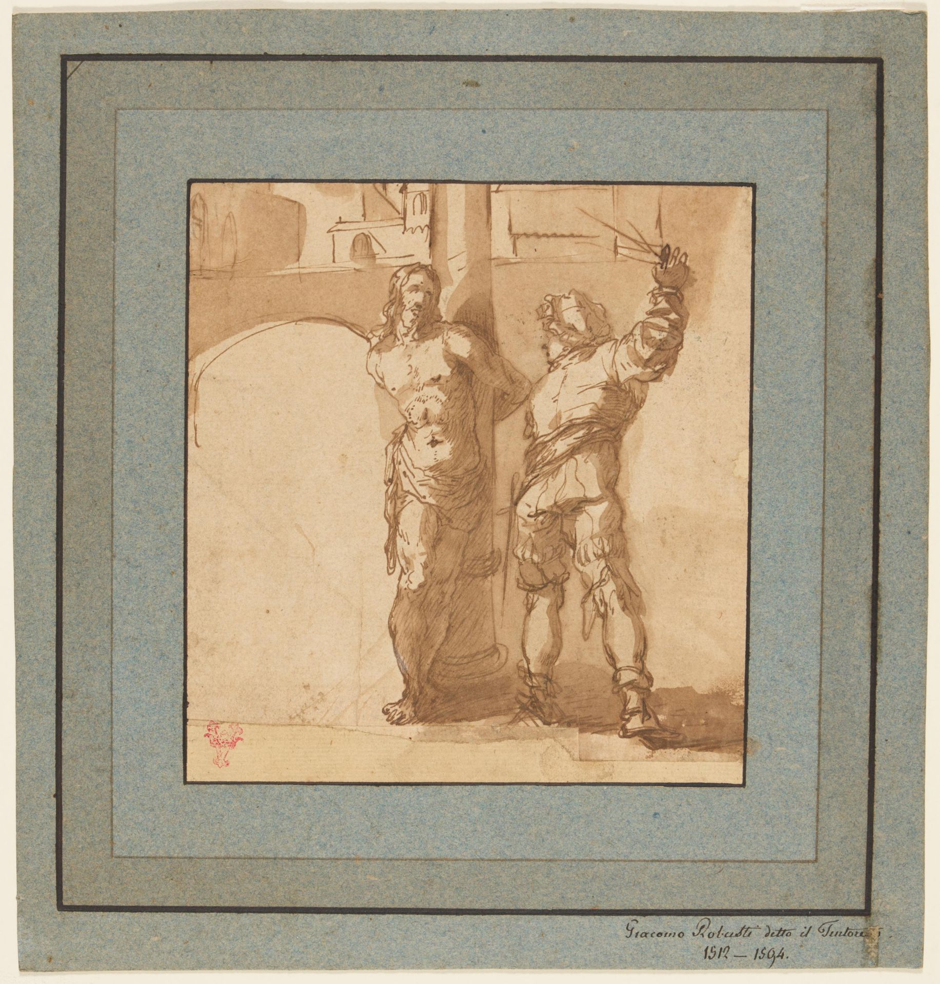 Giovanni Battista Maganza. The Flagellation of Christ - Image 2 of 3