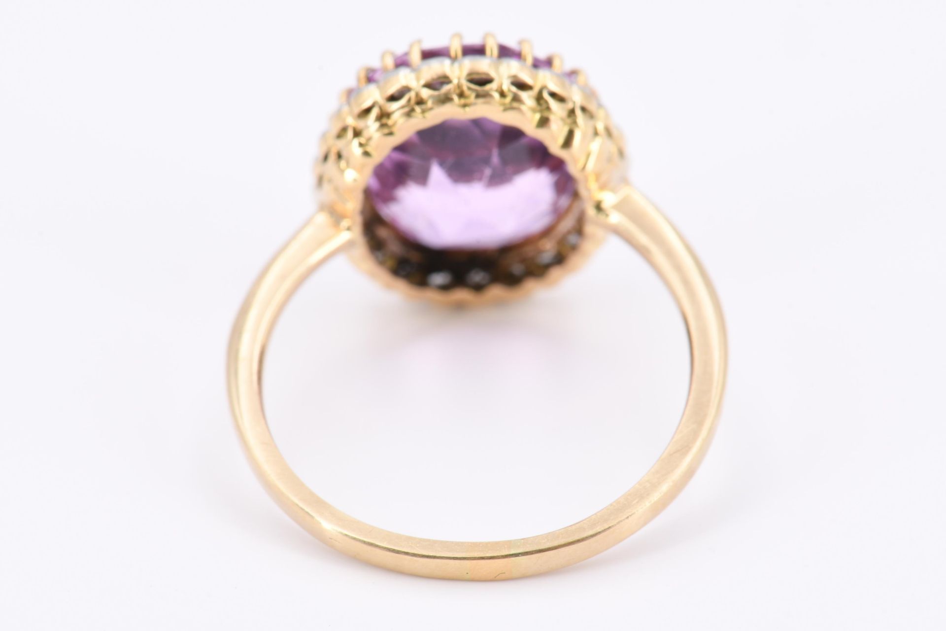 Topaz Diamond Ring - Image 4 of 5