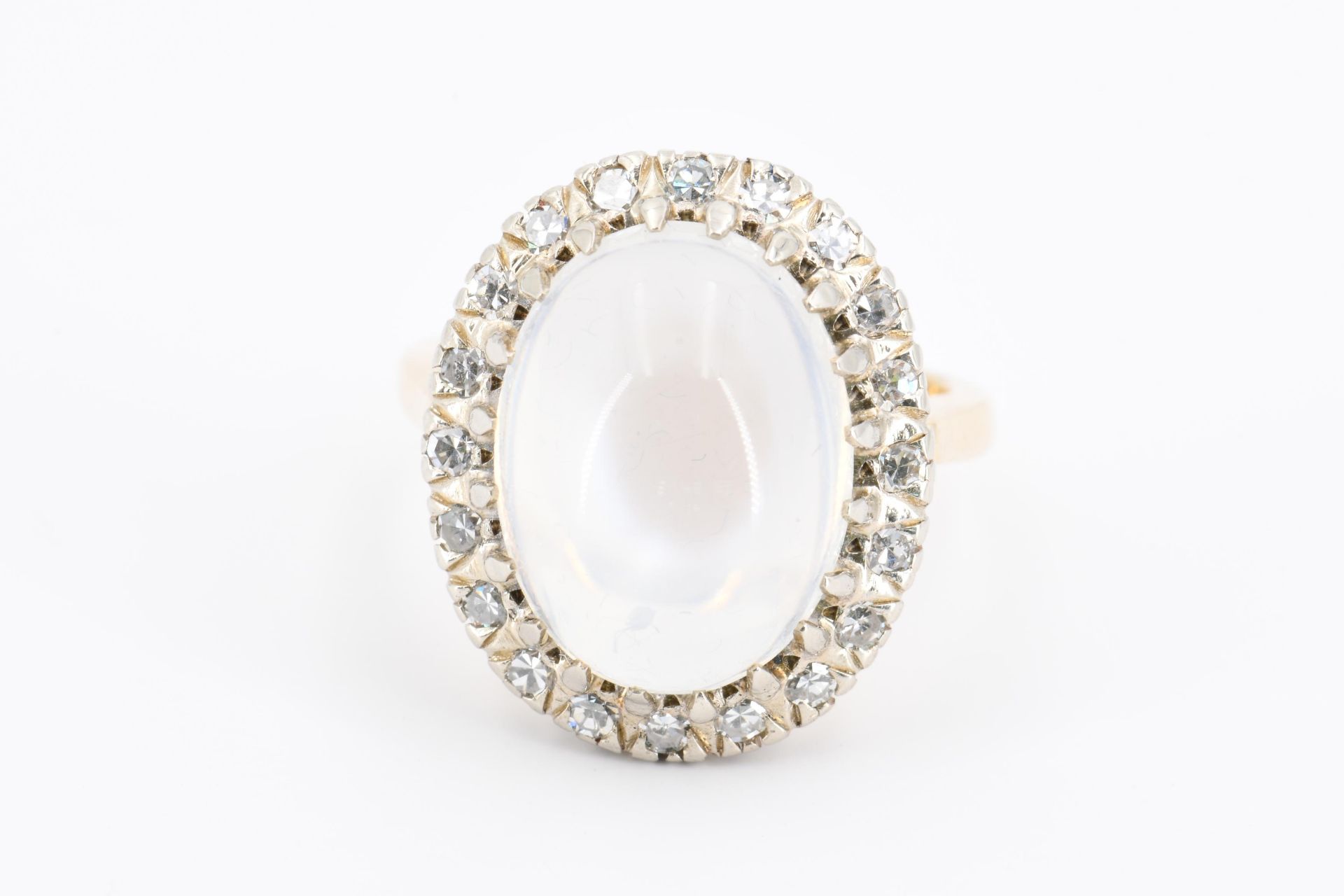 Moonstone Diamond Ring - Image 2 of 6