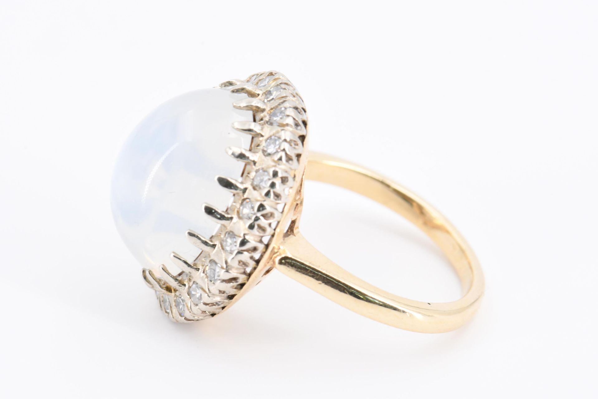 Moonstone Diamond Ring - Image 3 of 6