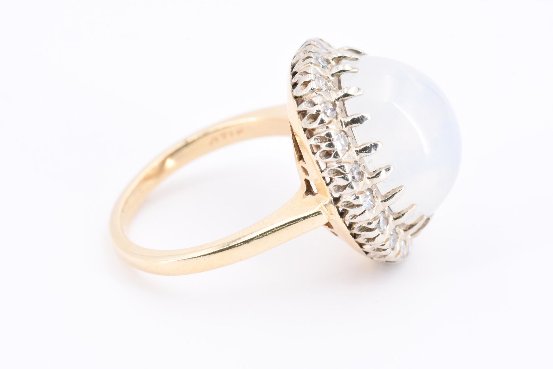Moonstone Diamond Ring - Image 5 of 6