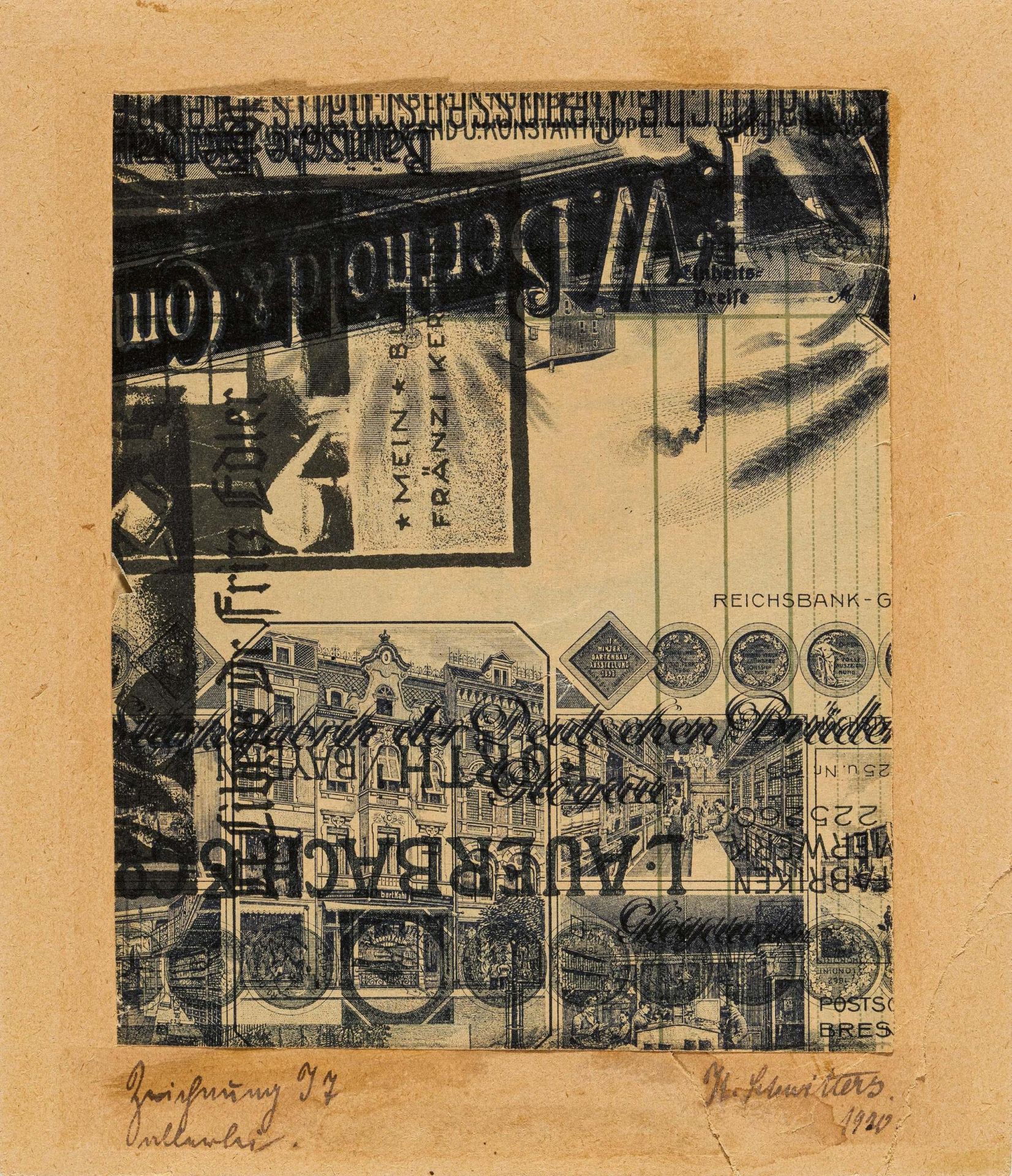 Kurt Schwitters: "Zeichnung I 7 allerlei"