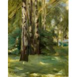 Max Liebermann: Birken im Garten des Künstlers