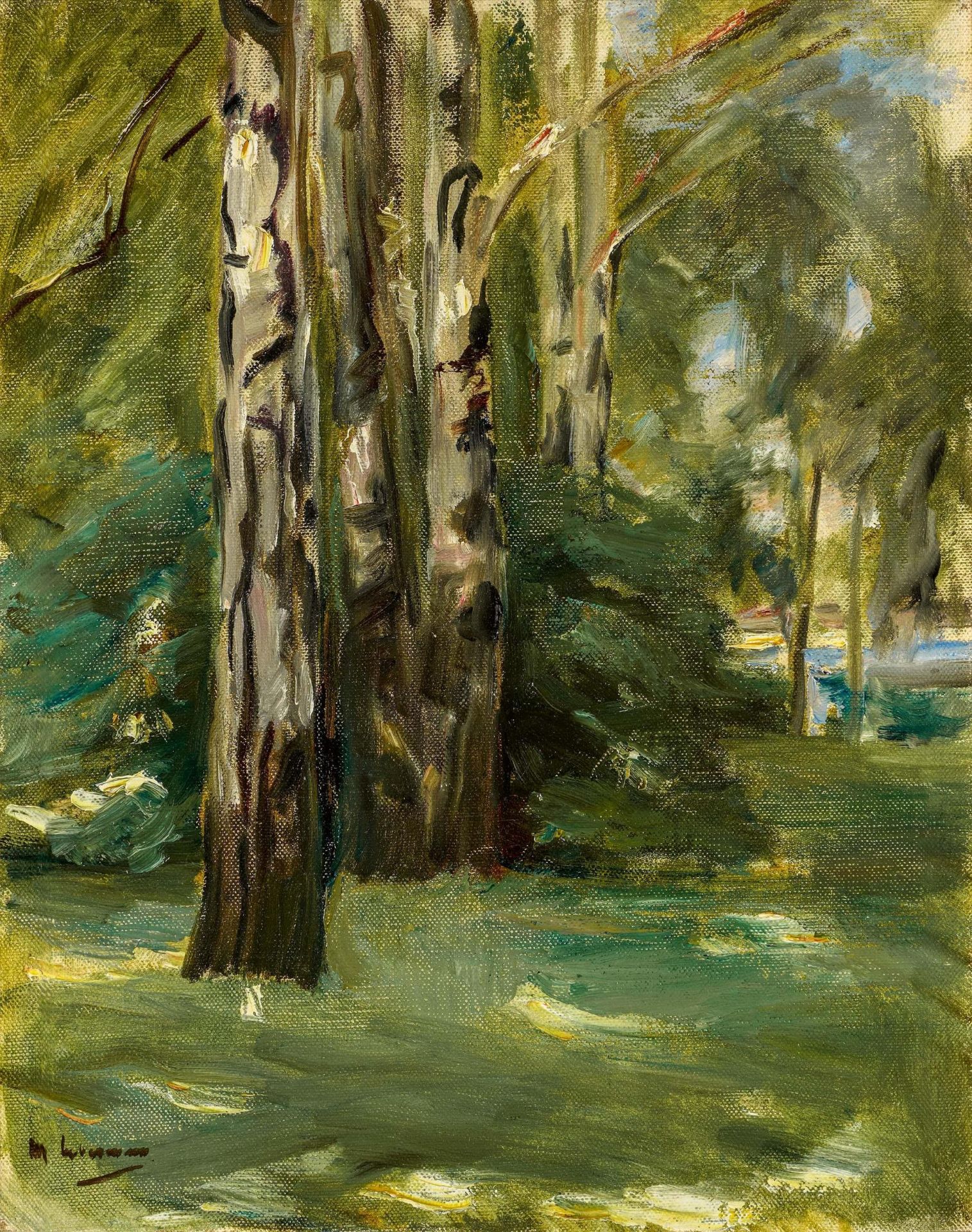 Max Liebermann: Birken im Garten des Künstlers