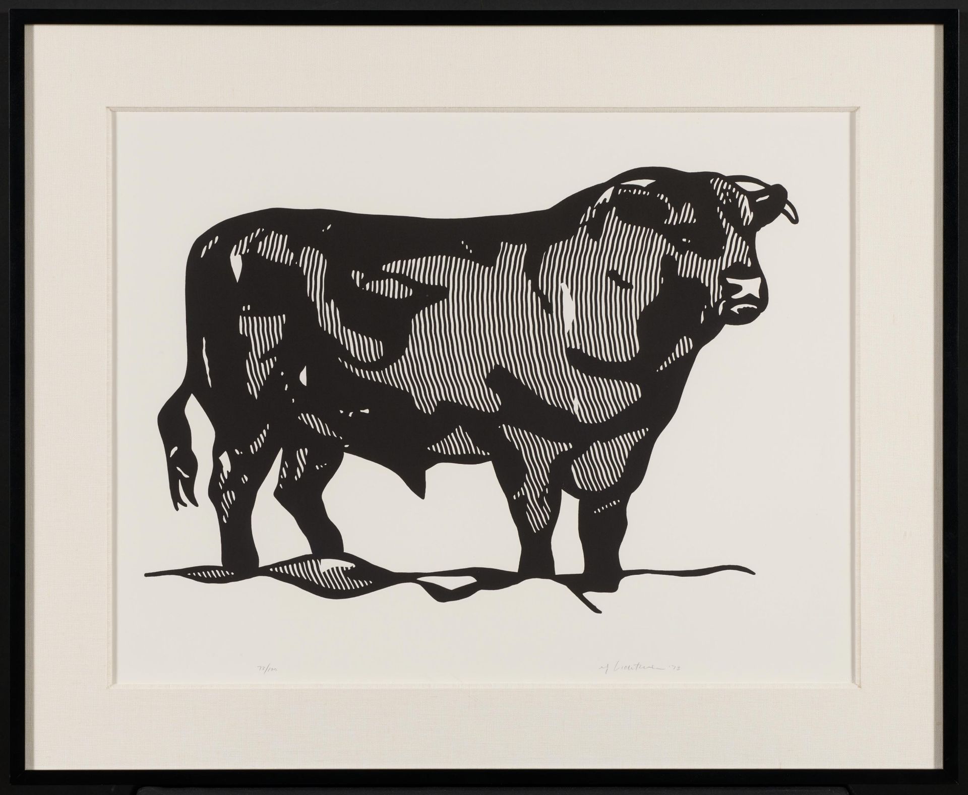 Roy Lichtenstein: Bull I (Bull Profile Series) - Bild 2 aus 3
