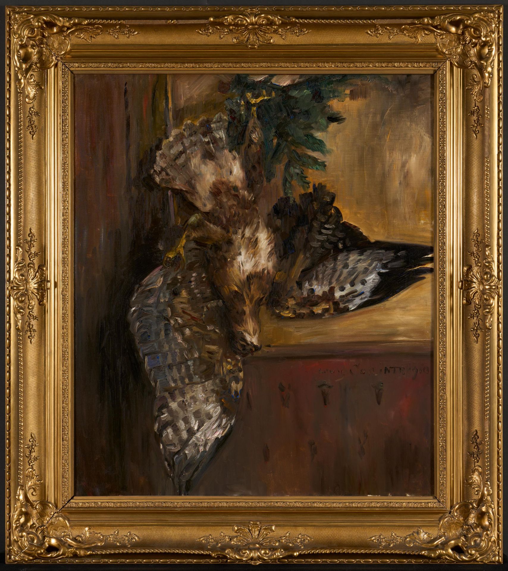 Lovis Corinth: Jagdstillleben mit Bussard - Image 2 of 5