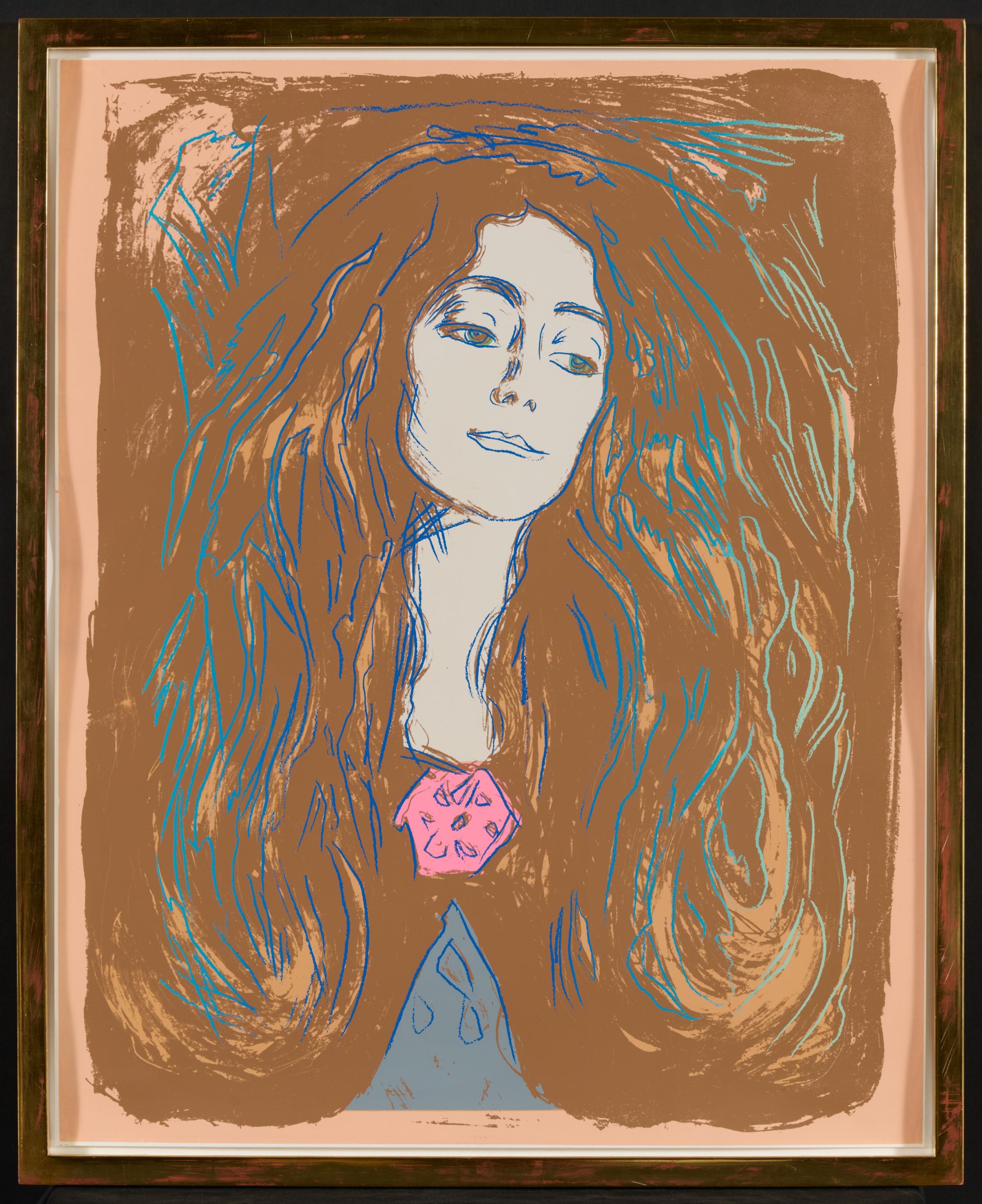 Andy Warhol: Eva Mudocci (After Munch) - Image 2 of 4