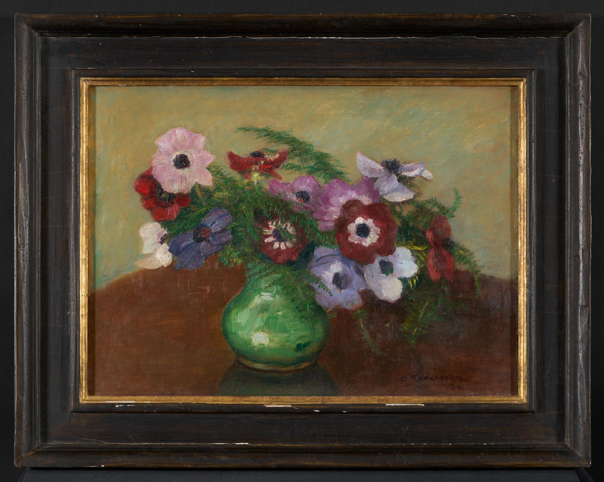 Otto Modersohn: Anemonen - Bild 2 aus 4