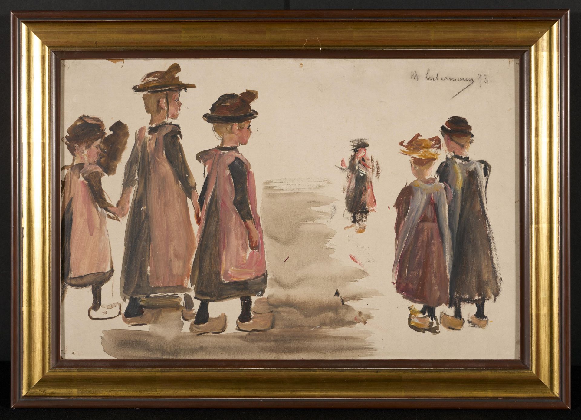 Max Liebermann: Untitled (Mädchen) - Image 2 of 4