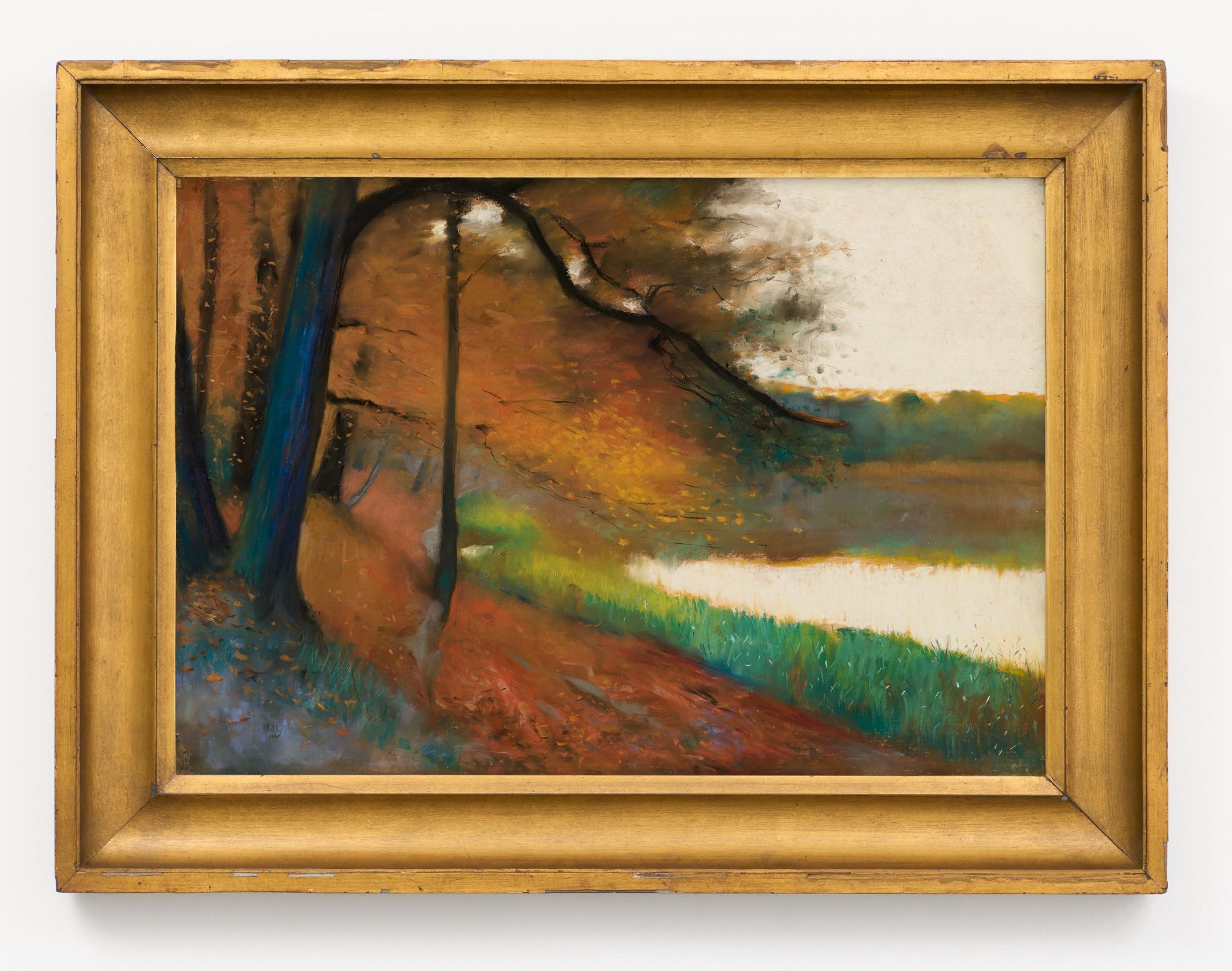 Lesser Ury: Untitled (Landschaft an See) - Image 2 of 6