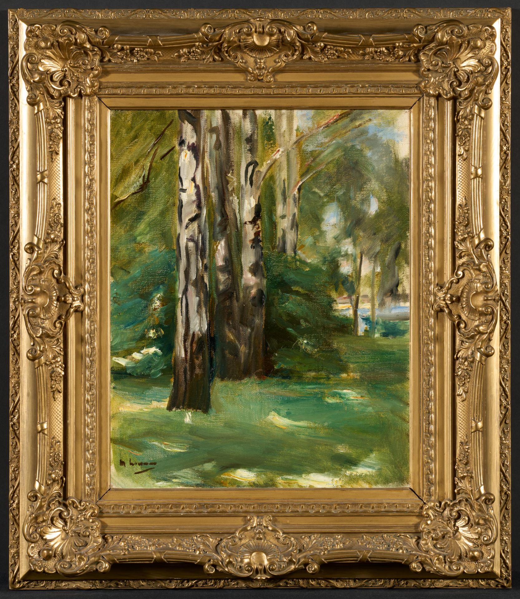 Max Liebermann: Birken im Garten des Künstlers - Image 2 of 5