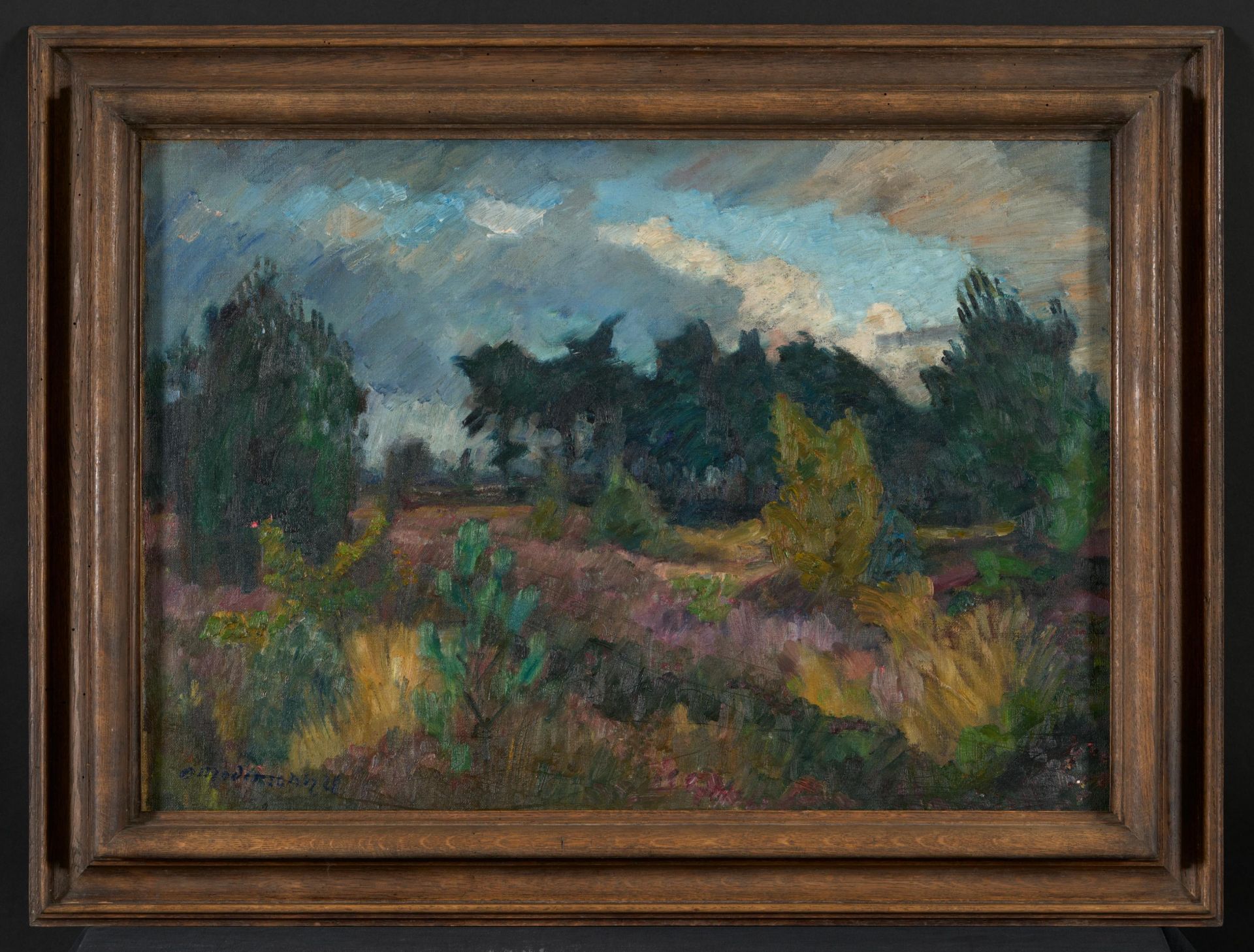 Otto Modersohn: Frühling in der Surheide (bei Neveln) - Bild 2 aus 4