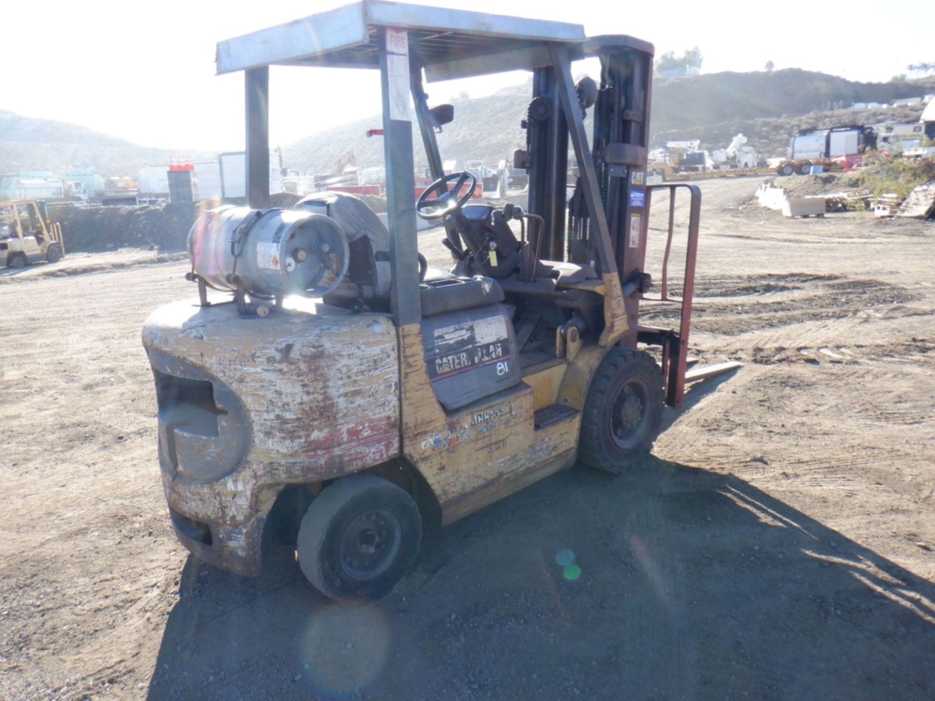 2002 Caterpillar GP25K Industrial Forklift, - Image 3 of 14