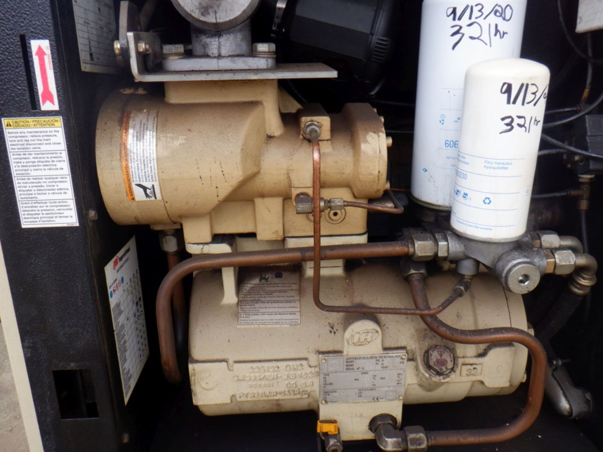 Ingersoll-Rand 125 CFM Air Compressor, - Image 6 of 9