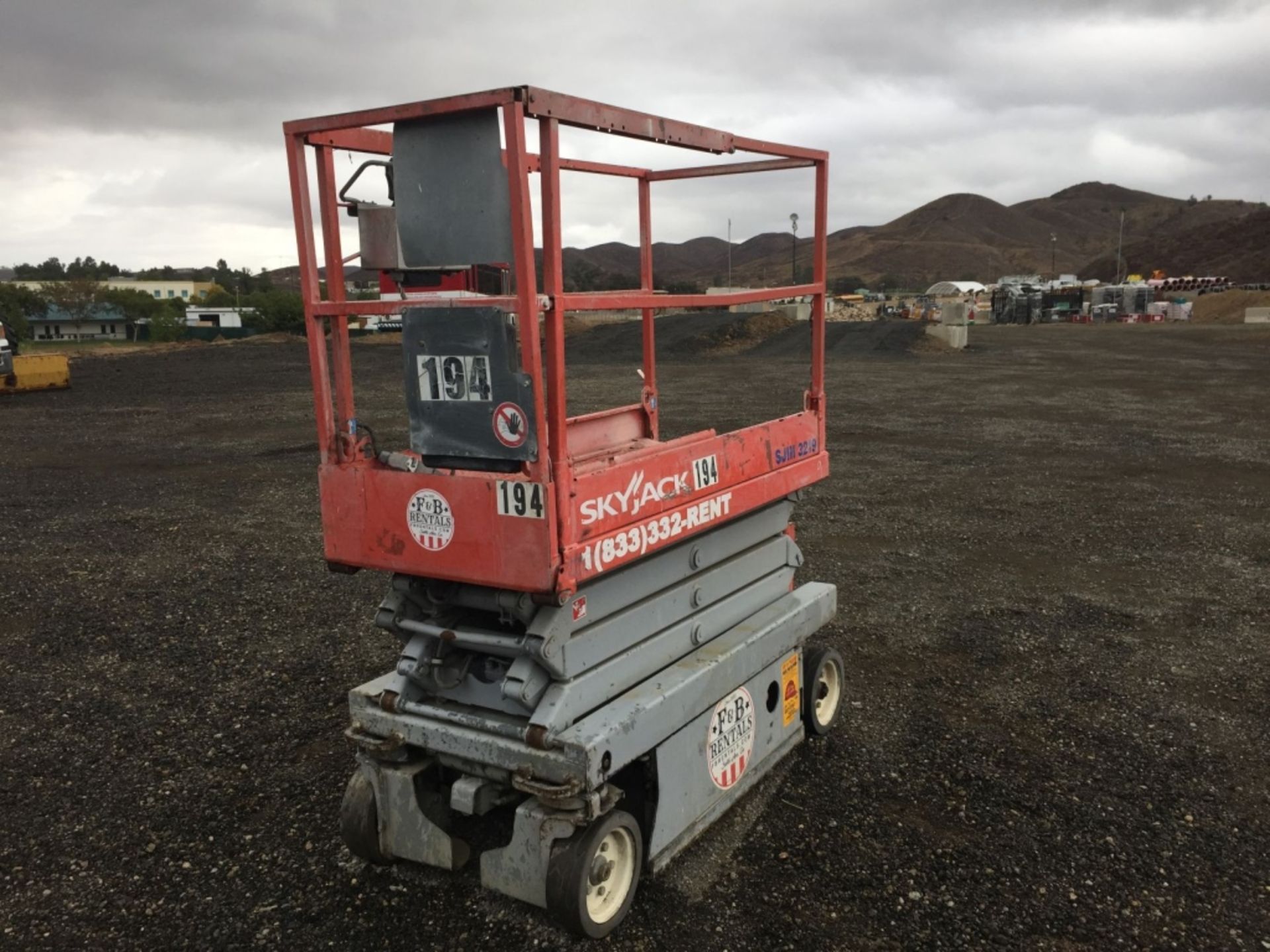 SkyJack SJIII-3219 Scissor Lift, - Image 4 of 10