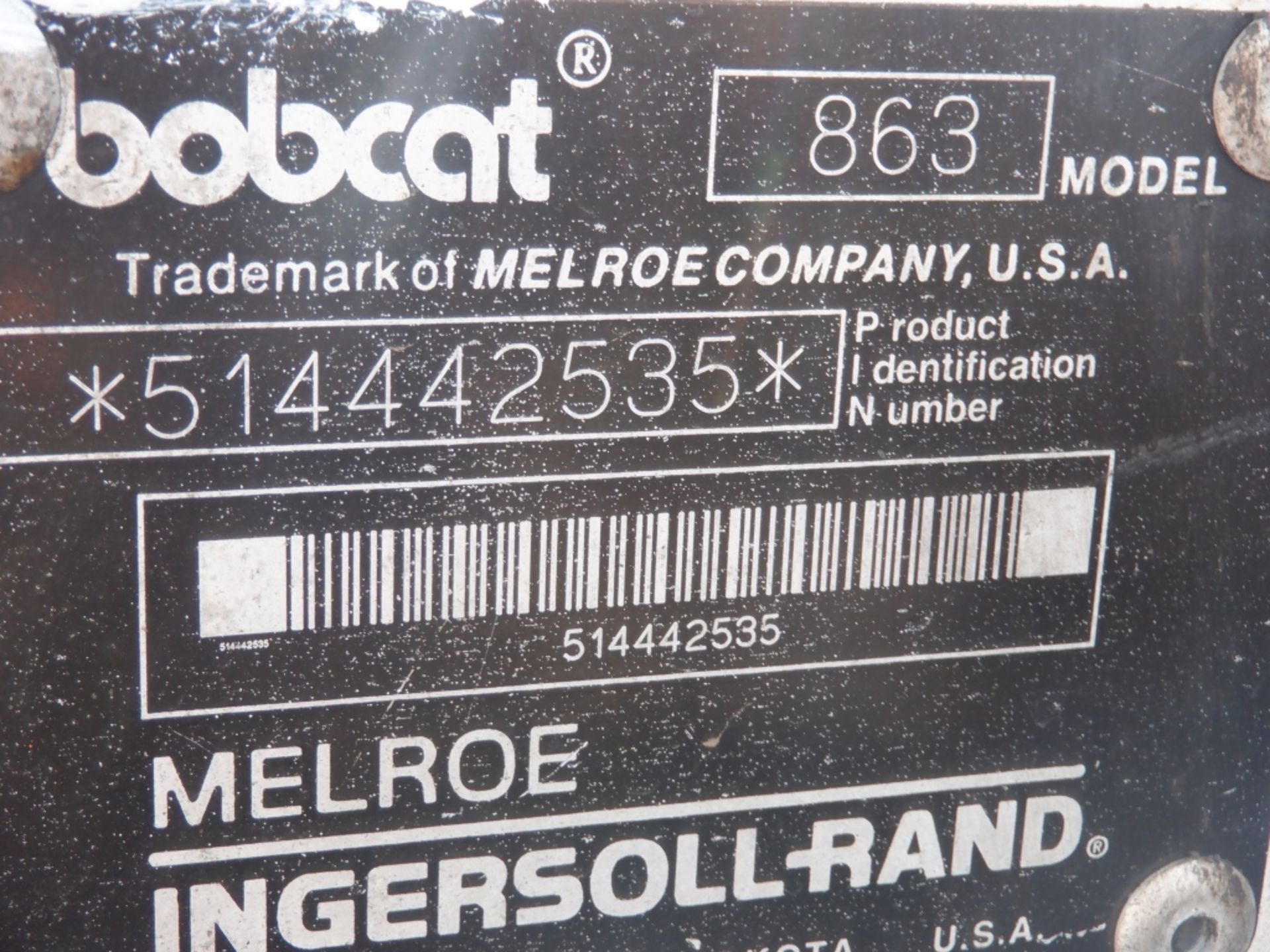 Bobcat 863 Skid Steer Loader, - Image 13 of 13