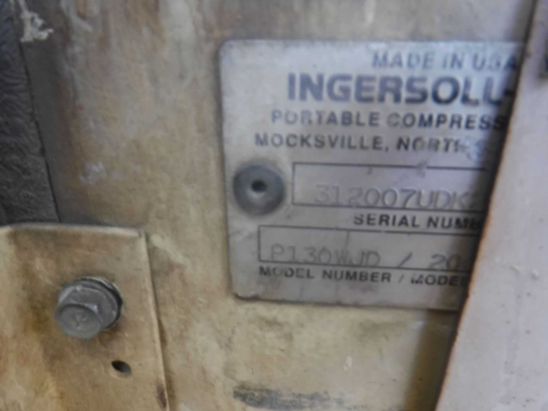 Ingersoll Rand P130WJD Air Compressor, - Image 18 of 18