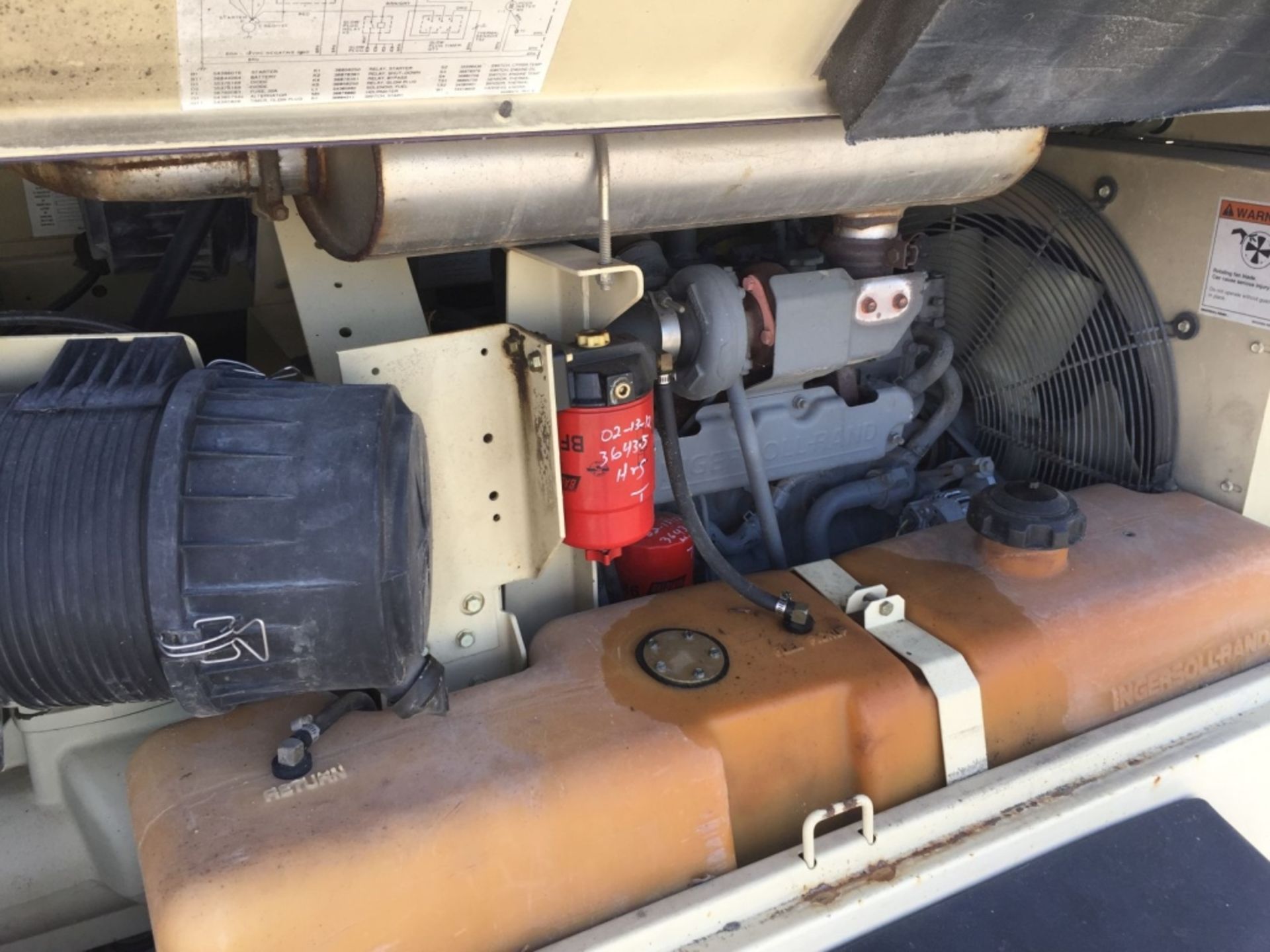 2001 Ingersoll Rand 260WIR 260 CFM Air Compressor, - Image 5 of 13