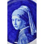 Großer Wandteller Teller Delft Vermeer
