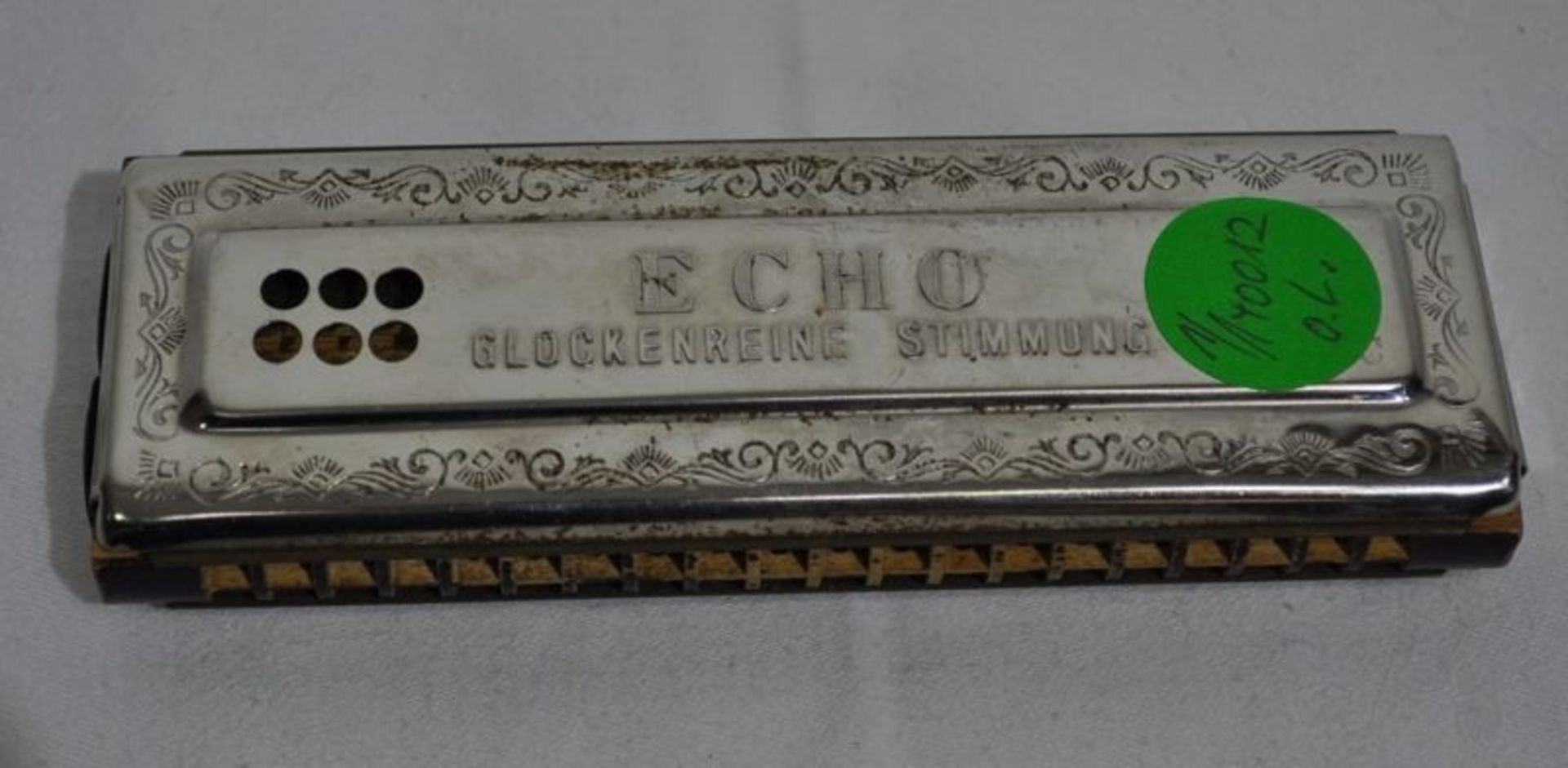 Alte Hohner Mundharmonika Modell Echo - Bild 2 aus 2