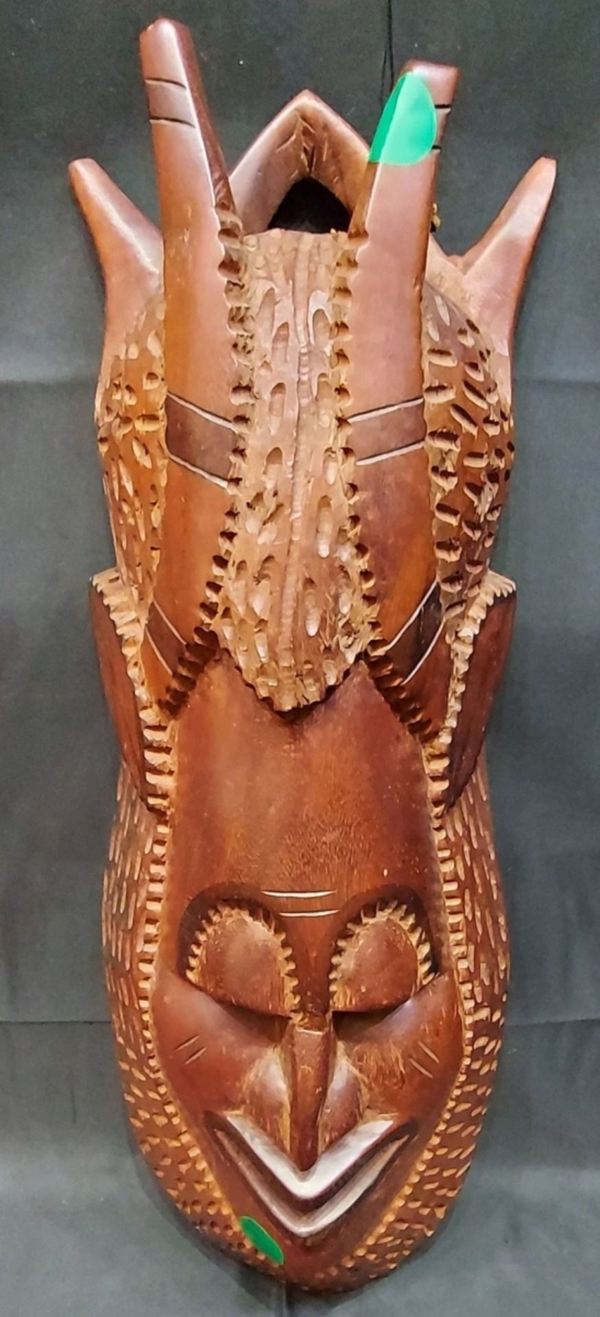 Große afrikanische Wandmaske ca. 60cm - Bild 4 aus 4