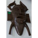 Aus Kapitänsnachlass - orig. afrik. Maske ca. 50cm