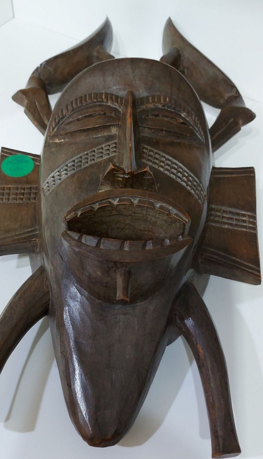 Aus Kapitänsnachlass - orig. afrik. Maske ca. 50cm - Image 3 of 3