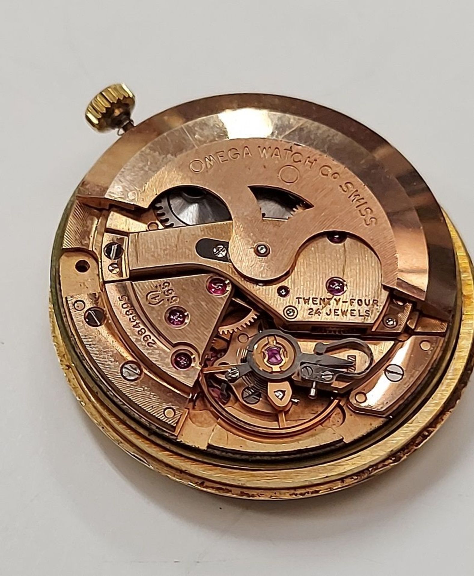 Schöne alte 750er 18K HAU OMEGA GENEVE AUTOMATIC HERRENUHR - Image 9 of 13