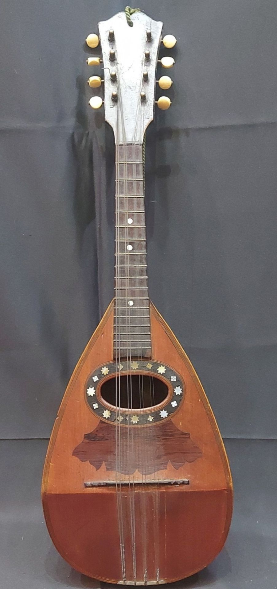 Antikes Musikinstrument - Laute Mandoline "Zasso" - Bild 14 aus 14