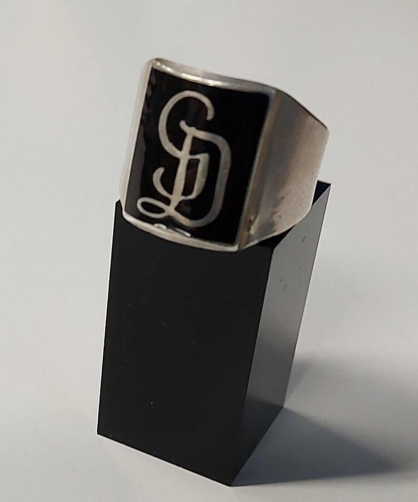 Siegel Ring Herrenring SD 835er Silber ca. 8g - Bild 9 aus 9
