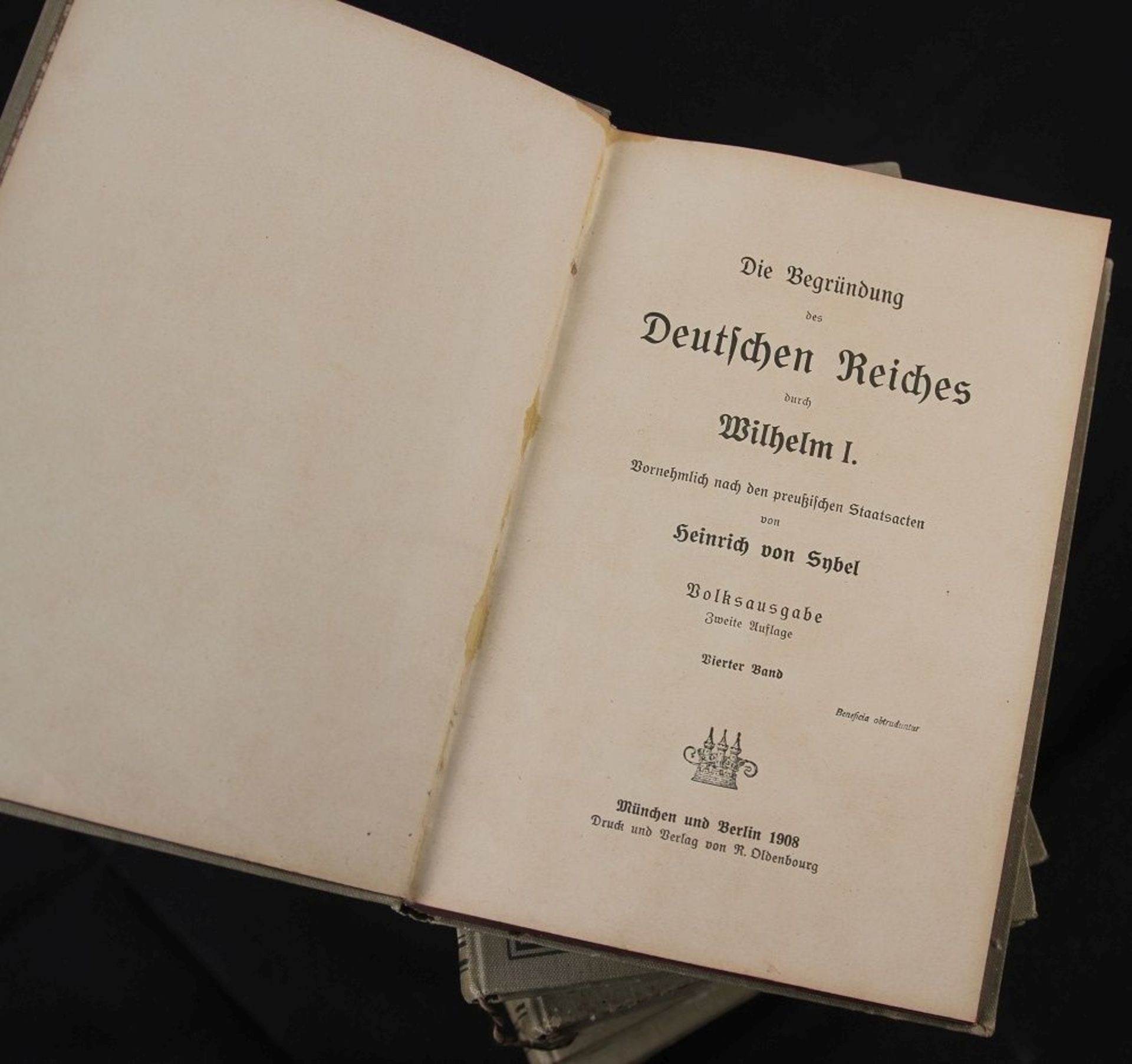 7 Bände Bücher Deutsches Reich ersch. 1908 - Bild 2 aus 3