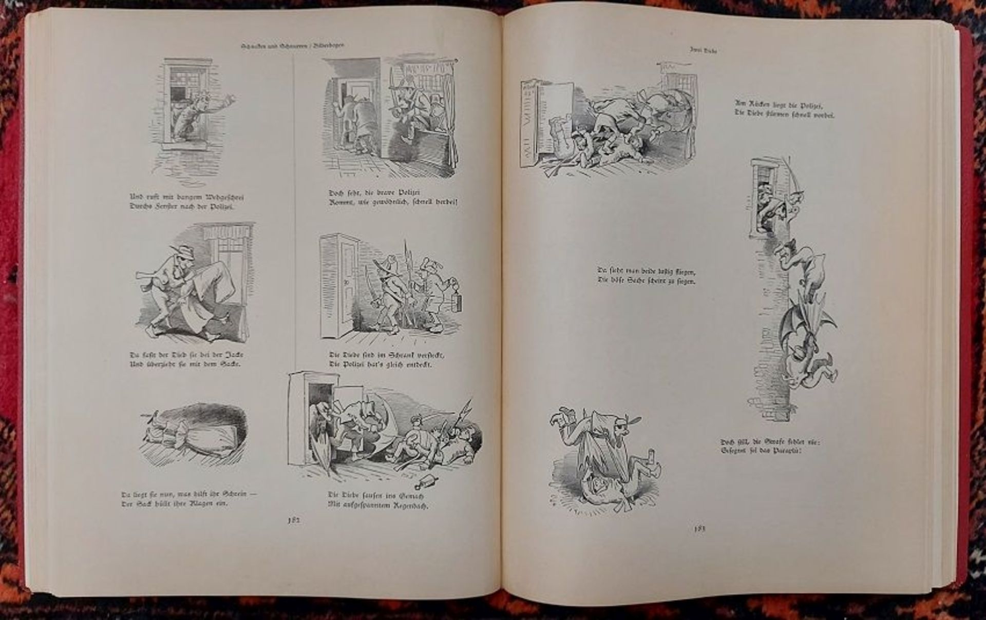 Schönes altes Buch "Max und Moritz - Eine Bubengeschichte in sieben Streichen" - Bild 3 aus 4