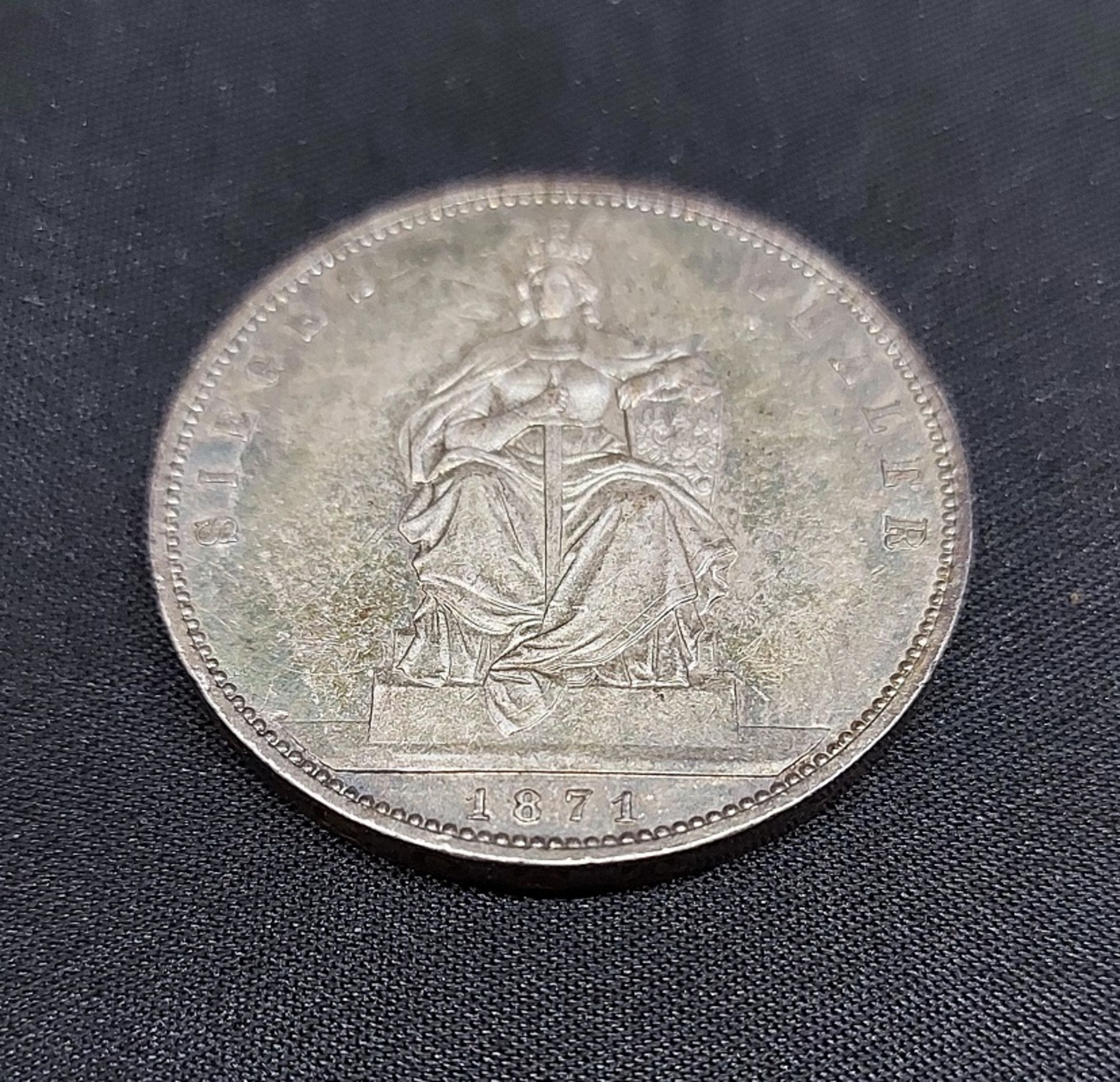 Für den Tierschutzverein Gifhorn: 1 antike Silbermünze ca. 18,5g Siegesthaler Wilhelm - Bild 2 aus 5