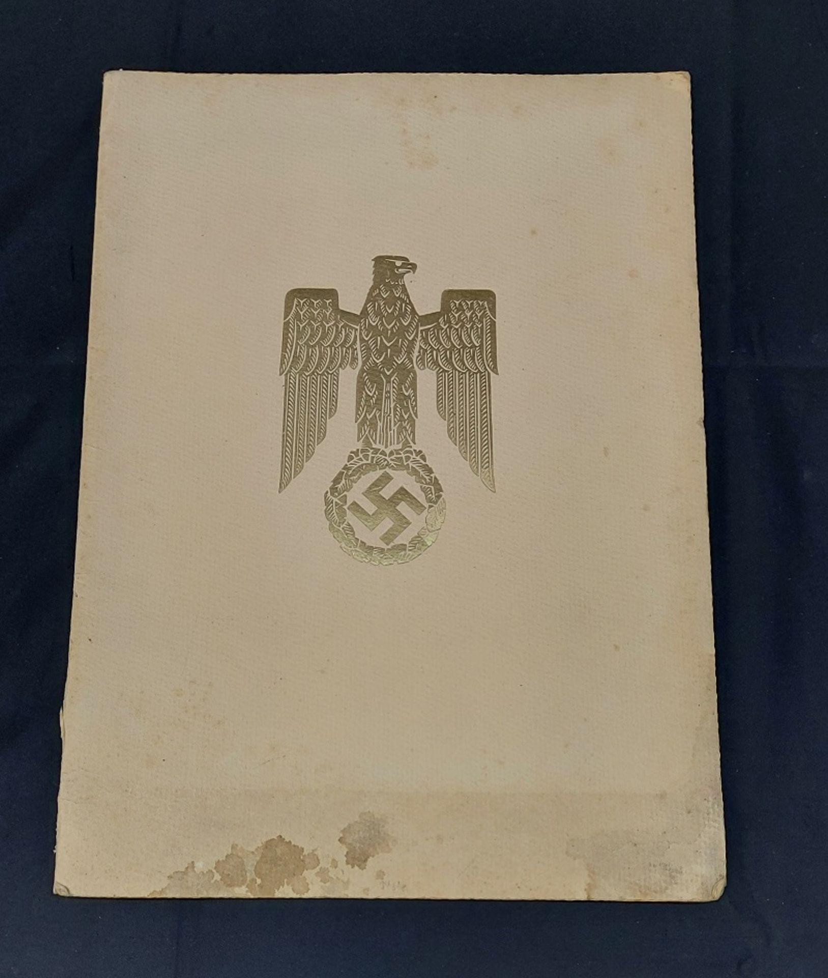 Orig. Autograph Urkunde Adolf Hitler und Hermann Göring - Image 7 of 20