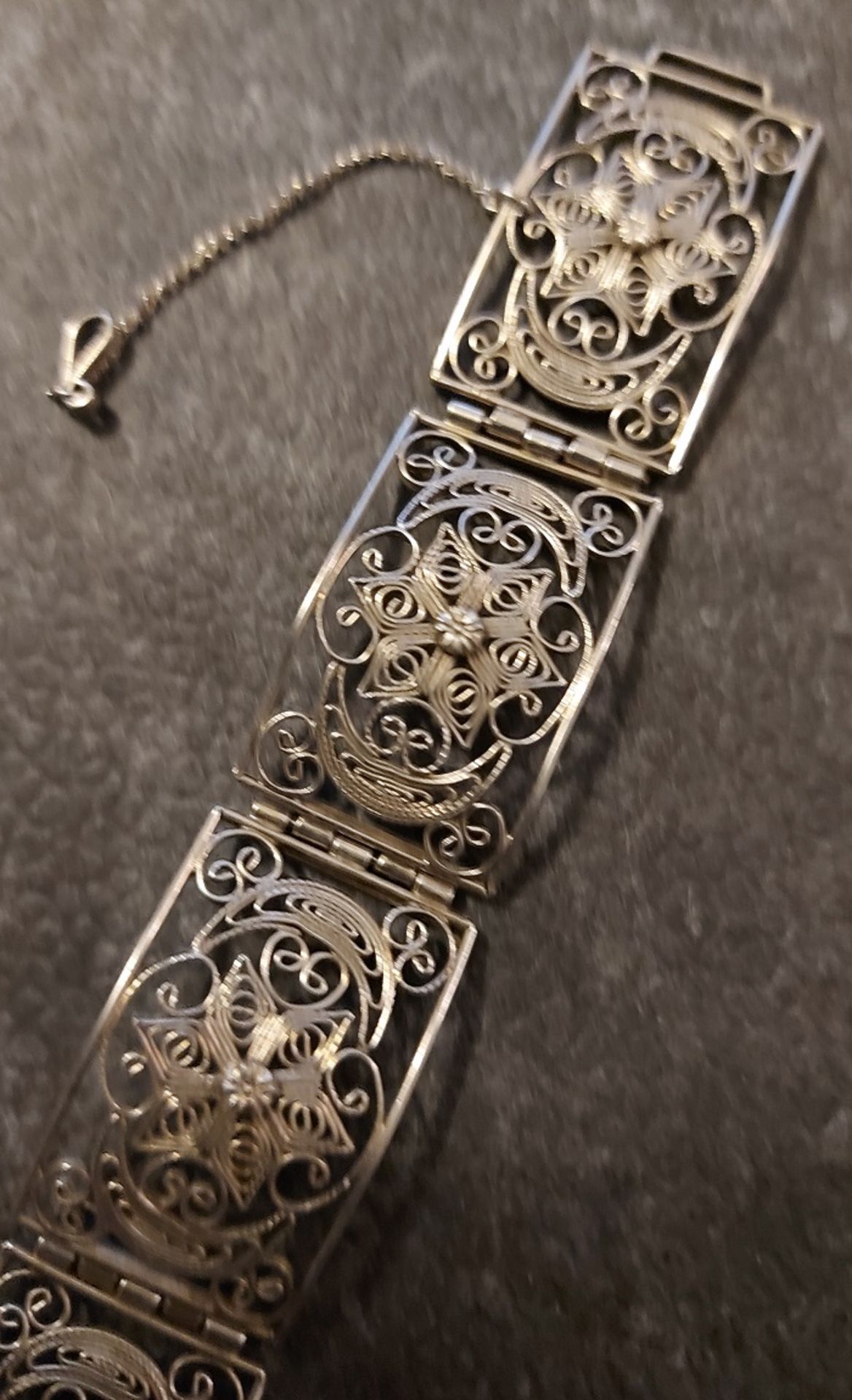 Filigranes 925er Silber Damenarmband Armband