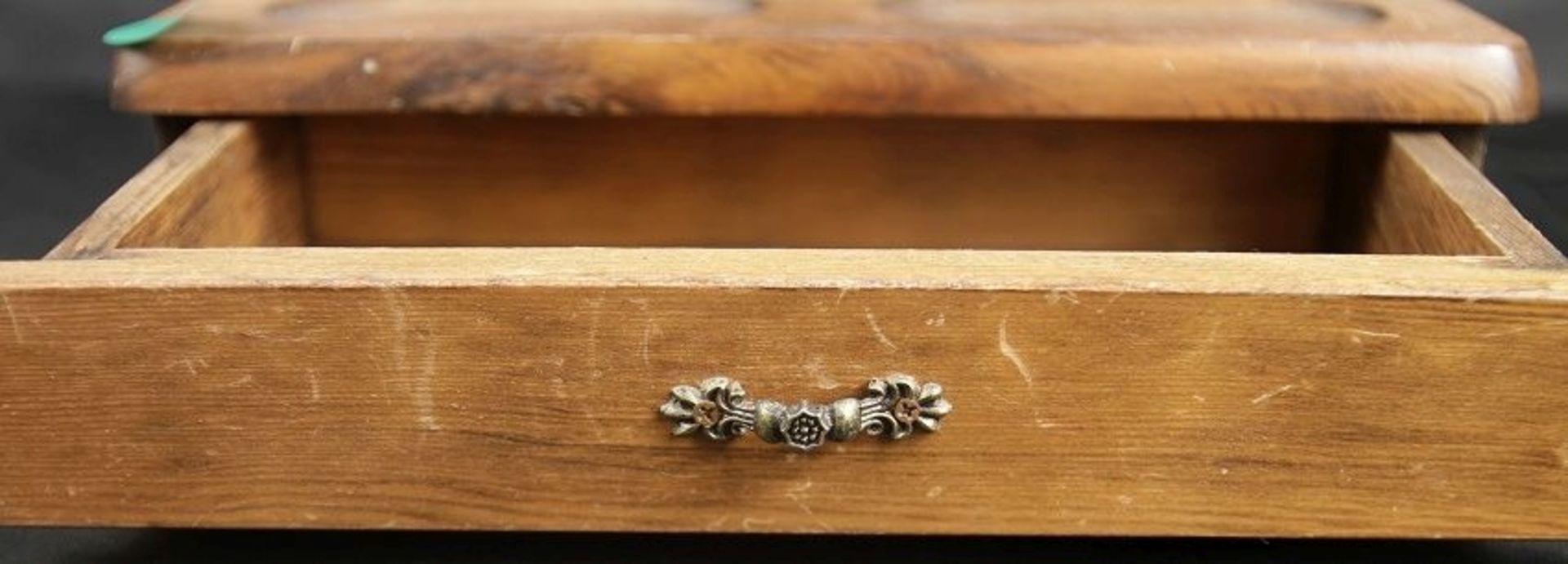 Antiker Holz Tischspiegel drehbar - Bild 4 aus 6