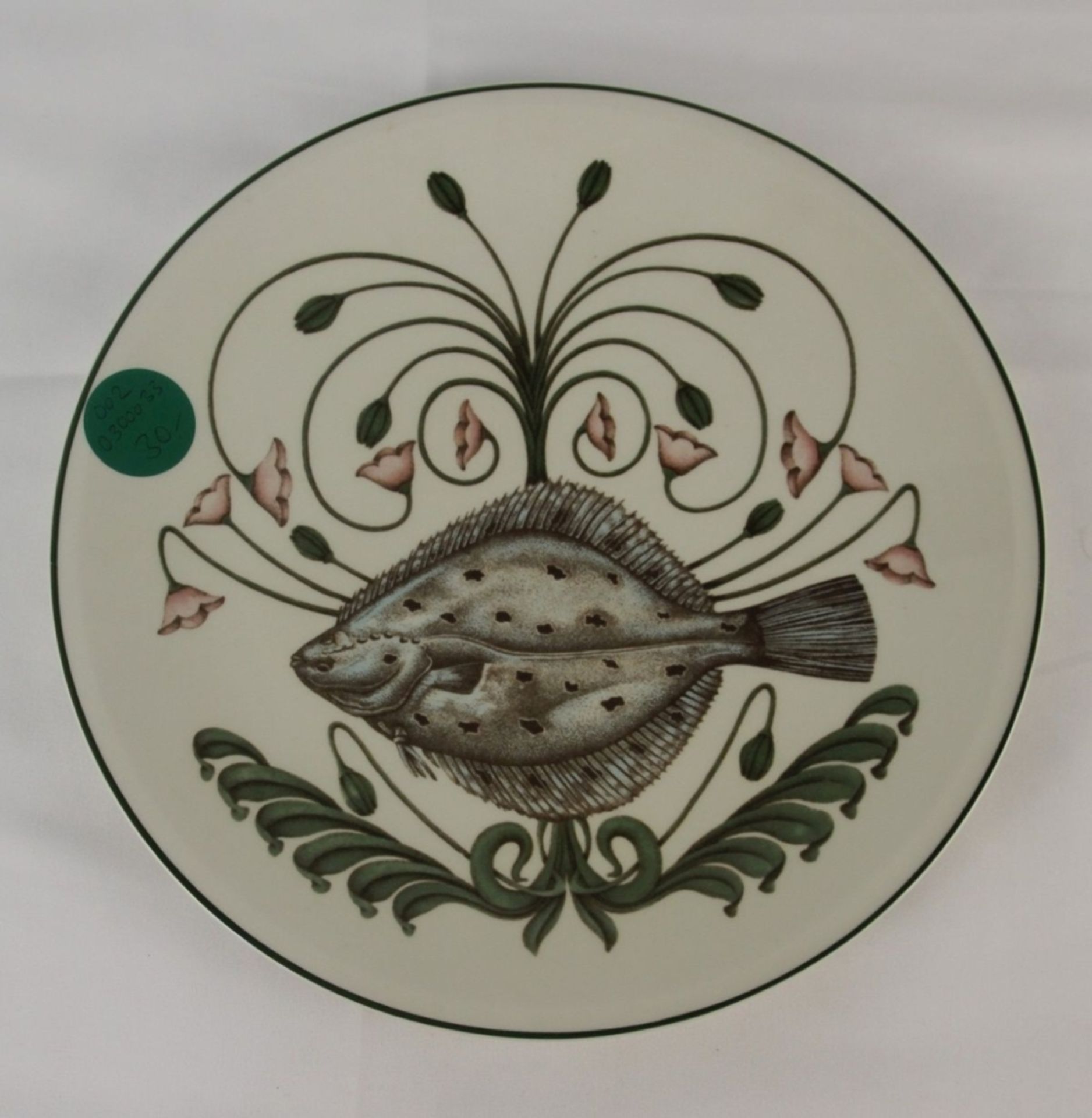 G. Brownidge für Villeroy & Boch 2 Teller Fischdekor - Image 3 of 4