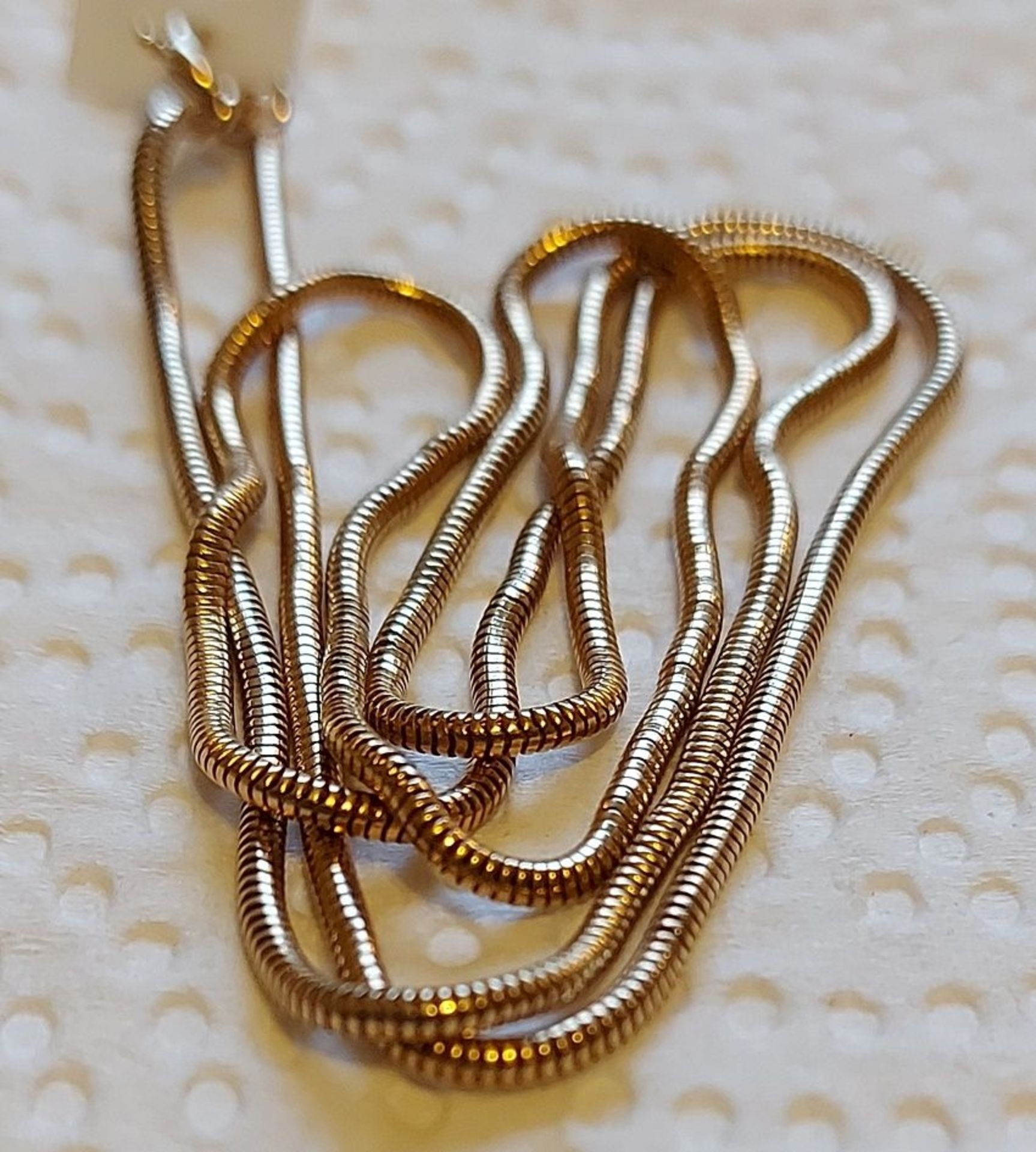 Klassische Gold Schlangenkette 750er GG 18 K