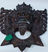 Schöne alte chin. Holz Maske, Drachenmaske