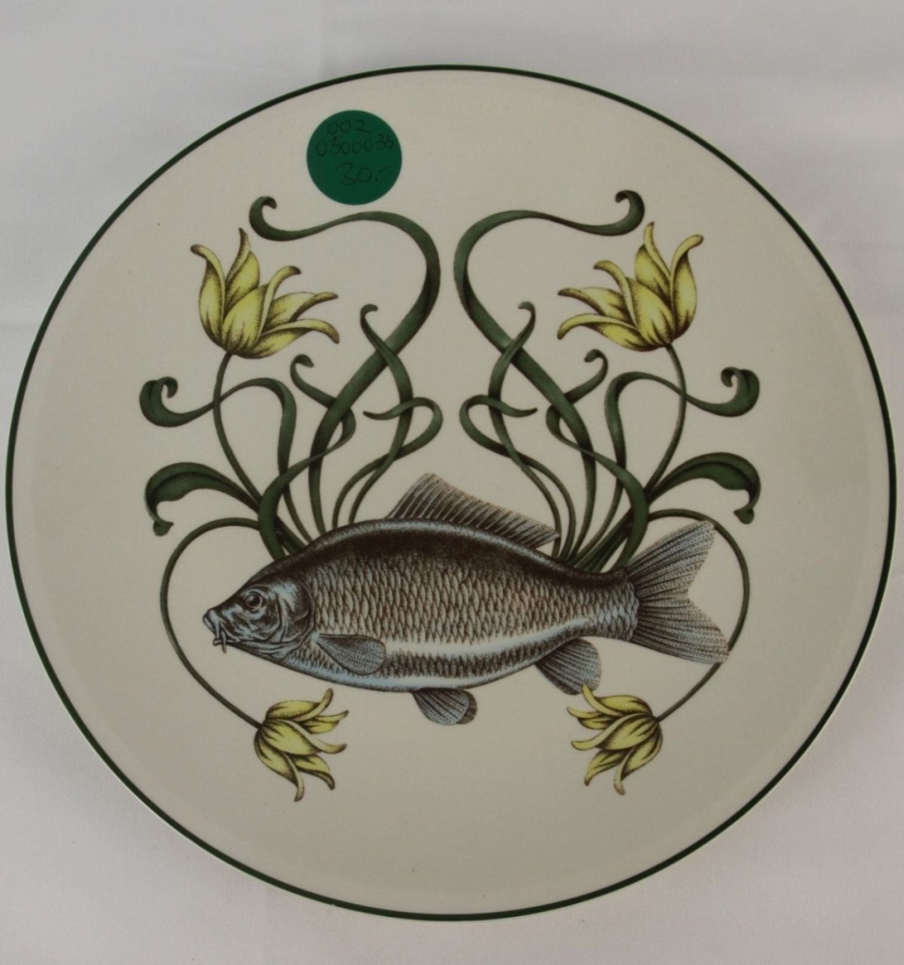 G. Brownidge für Villeroy & Boch 2 Teller Fischdekor - Image 2 of 4