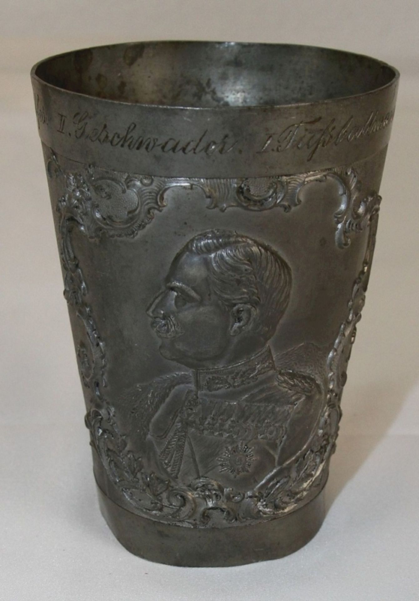 Antiker Habsburger Zinnbecher 1918 Habsburger